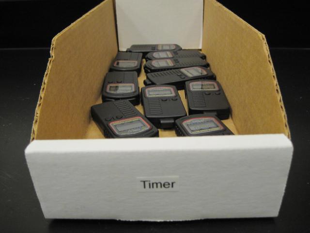 Box of timers
