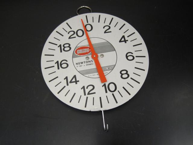 Newton dial spring scale