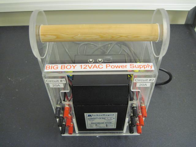 12 volt ac big boy power supply