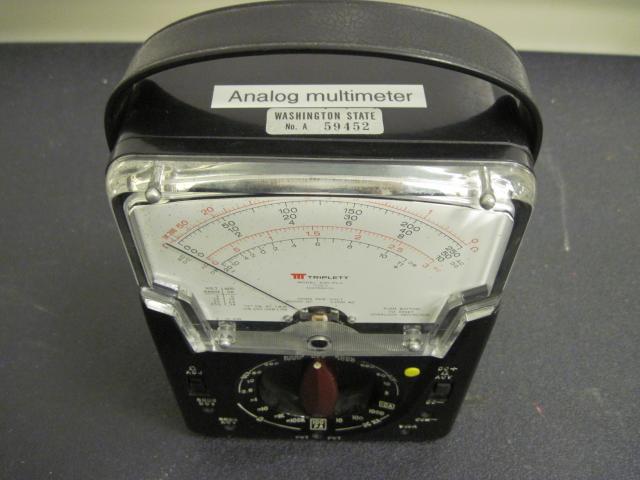 Analog multimeter