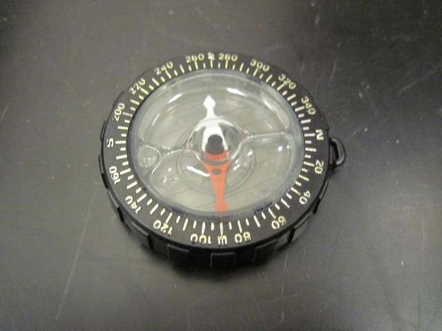 Transparent compass