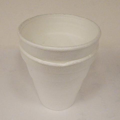 Two styrofoam cups
