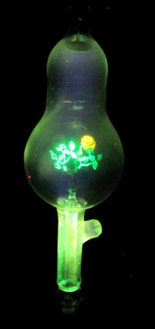 Gas discharge flowers tube